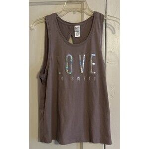 Victoria’s Secret Sport Women’s X-Small Athletic Tank Top Mauve “Love To Sweat”